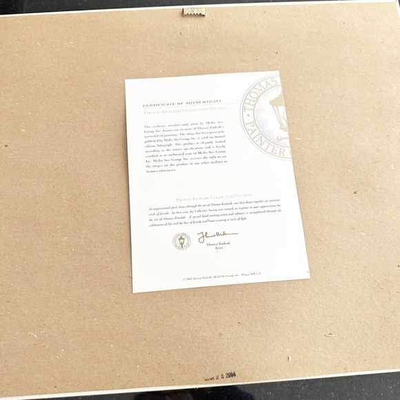 Thomas Kinkade Beyond Summer Framed Collectors Society Limited Edition - Picture 6 of 10